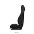 Urban Seat Black Leather White Stitch (pair) - EXT440BLWS - Exmoor - 1